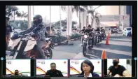  ?? MARIYAMA DINA/JAWA POS ?? BAKAL HYBRID: Konferensi pers jelang IIMS Surabaya 2021 dengan latar dokumentas­i event sebelumnya. IIMS dihelat mulai besok (21/4).