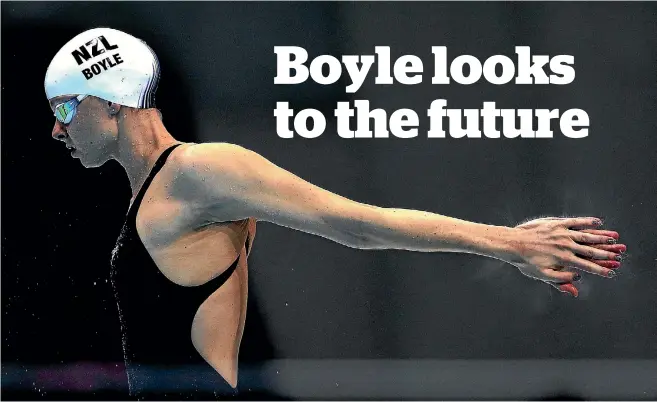  ?? PHOTOSPORT ?? Lauren Boyle swam at three Olympic Games with a fourth her best result in 2012.