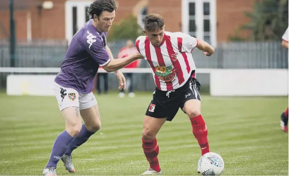  ??  ?? Sunderland RCA and Ryhope CW fought out a 1-1 draw on Saturday afternoon. Photo by Adam Barnsley.