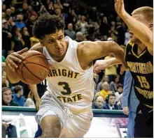  ?? CONTRIBUTE­D BY ALLISON RODRIGUEZ ?? Mark Hughes and Wright State can clinch the Horizon League regular-season title with a win today and an Illinois-Chicago win against Northern Kentucky.