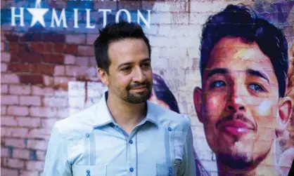  ??  ?? Lin-Manuel Miranda attends the premiere for In the Heights in Washington Heights, Manhattan. Photograph: Jeenah Moon/Reuters