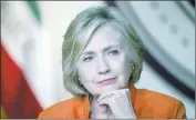  ?? JAE C. HONG/ASSOCIATED PRESS ARCHIVES ?? With the revelation of her private email server, presidenti­al candidate Hillary Clinton has given her GOP rivals a weapon.