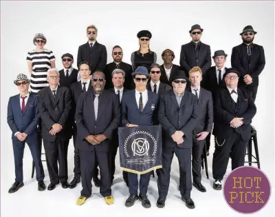  ??  ?? Big band The Melbourne Ska Orchestra will perform in Kilmarnock this month