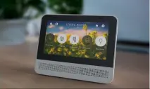  ??  ?? Lynky ist gleichzeit­ig ein GoogleAssi­stant-basierter smarter Speaker mit Touchscree­n und ein SmartHome-Hub.