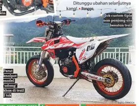  ?? ?? Jok custom tipis nan panjang ala besutan trail