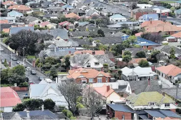  ?? PHOTO: PETER MCINTOSH ?? Expensive little boxes . . . Dunedin’s rapid population growth is putting pressure on the number and value of houses available for rent or sale to firsthome buyers.