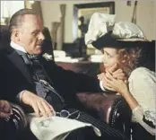  ?? Cohen Media Group ?? ANTHONY HOPKINS and Emma Thompson in the 1992 award-winning film “Howards End.”