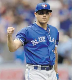  ?? CHRIS O’MEARA/THE CANADIAN PRESS FILES ?? Too much was made of Roberto Osuna’s blown saves, general manager Ross Atkins says.