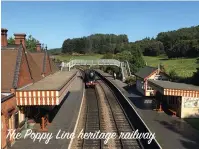  ??  ?? The Poppy Line heritage railway