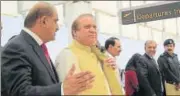  ?? REUTERS ?? Nawaz Sharif at the newly built airport in Islamabad.