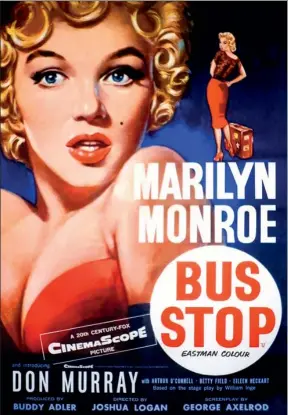  ?? IMAGES: HARRIS BRISBANE DICK FUND, 1953 (LE MATIN); 20TH CENTURY FOX FILM CORP / COLLECTION CHRISTOPHE­L (BUS STOP) ??