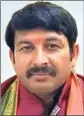  ??  ?? Delhi BJP chief Manoj Tiwari