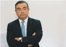  ?? AP ?? Motor industry tycoon Carlos Ghosn is awaiting trial in Japan on corruption charges. He has denied some of the allegation­s