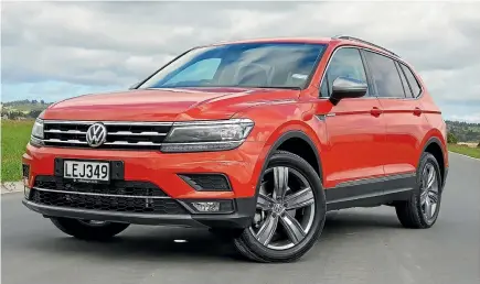  ?? DAMIEN O’CARROLL / STUFF ?? This is Volkswagen’s new seven-seat Tiguan Allspace. Is the Skoda Kodiaq the elephant in the room?