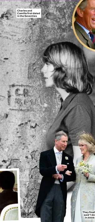  ?? ?? Charles and Camilla first dated in the Seventies