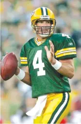  ?? AP ?? Former Packers QB Brett Favre says he made three trips to rehabilita­tion centers during his NFL career to fight his dependence on painkiller­s and alcohol.