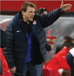  ?? (Reuters) ?? ISRAEL’S NEW national soccer team manager, Andreas Herzog, will meet his home team after Israel drew Austria in its group for the qualifying stages of the Euro 2020.