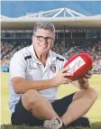  ??  ?? CAPABLE: AFL Cairns president Gary Young at Cazalys Stadium.