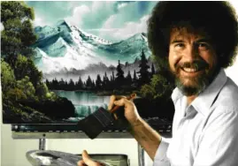  ?? FILE ?? Bob Ross hosted “The Joy of Painting” on PBS for 11 years.
