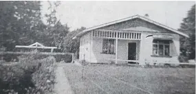  ?? Photo / Supplied ?? The Pembroke Rd house where Collie grew up.