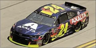  ??  ?? 20-year-old William Byron (inset) can’t legally drink but he can man this Chevy at Daytona, leading a crop of unusually young racers today.