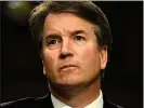  ??  ?? UNDER FIRE: Brett Kavanaugh