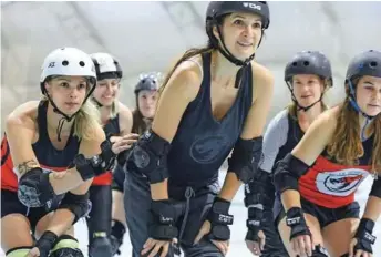  ?? FOTOGRAFIJ­E: MARKO FEIST ?? V roller derbyju vsak najde svoje mesto.