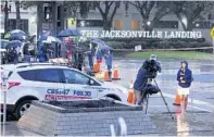  ?? BOB SELF/AP ?? The shooting at Jacksonvil­le Landing killed two players at the gaming event. The gunman, David Katz, 24, took his own life.