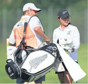  ?? Photosport ?? Jason Hamilton was caddy for 10 of Lydia Ko’s 14 tournament wins.