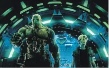  ?? JAAP BUITENDIJK THE ASSOCIATED PRESS ?? Characters Aech, left, and Parzival in a scene from "Ready Player One.”