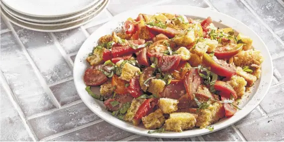  ?? Tom Mccorkle / For the Washington Post ?? Summer Tomato Panzanella works because it doesn’t try to do too much.