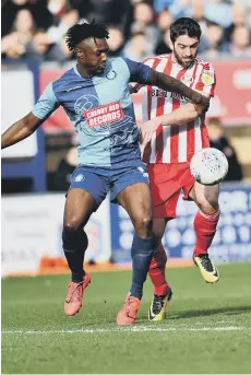  ??  ?? Will Grigg in action for Sunderland at Wycombe..