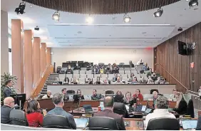  ?? HAMILTON SPECTATOR FILE PHOTO ?? Council in February adopted a $1.1-billion net levy budget for 2024 that translated into an “average” 5.79 per cent tax hike for the owner of a home assessed at $385,900 — an extra $286.