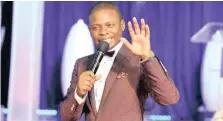  ??  ?? THE City of Tshwane is today expected to decide on the future of prophet Shepherd Bushiri’s controvers­ial Enlightene­d Christian Gathering church in Pretoria.