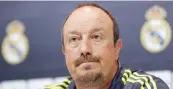  ?? ANSA ?? Rafa Benitez, 55 anni, è arrivato in estate a Madrid