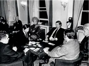  ??  ?? Known as “Lucky” Lucan, the Earl was a gambler, shown here playing cards in a London club. He was in debt and being hounded by creditors when he vanished.