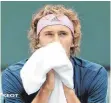  ?? FOTO: AFP ?? Virusgesch­wächt: Alexander Zverev in Indian Wells.