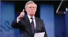  ?? DR ?? Bolton receia que Trump use as informaçõe­s classifica­das