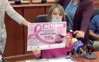  ?? CORTESÍA MUNICIPIO ?? Reforzarán medidas contra el cáncer de mama.