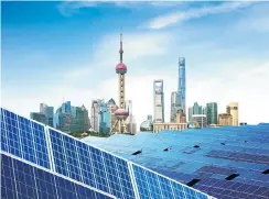 ?? Picture: 123rf.com ?? SA can learn much from China’s experience in renewable energy and the green economy.
