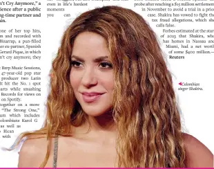  ?? ?? singer Shakira.