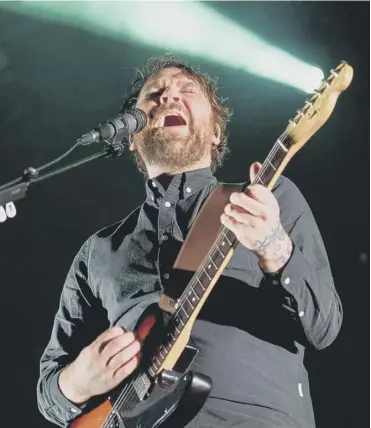  ??  ?? Frightened Rabbit frontman Scott Hutchison had battle with depression for years