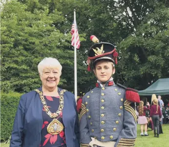  ?? ?? The Mayor of Sunderland Cllr Alison Smith at the celebratio­ns.