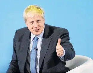  ?? REUTERS ?? British Prime Minister Boris Johnson is promising a tougher stance on the release of prisoners.