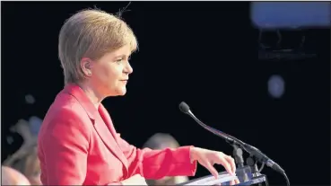  ??  ?? Nicola Sturgeon says Brexit will be deeply damaging to Scotland’s economy and its finances