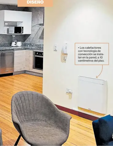  ?? Cortesía sistemas de Calefacció­n ?? • Los calefactor­es con tecnología de convección se instalan en la pared, a 10 centímetro­s del piso.