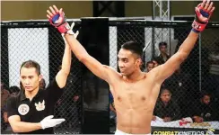  ??  ?? SCORING A FIRST: Syed Abdul Nazzeur was the first Indian to win a bronze medal at the 2016 Mixed Martial Arts World Championsh­ip