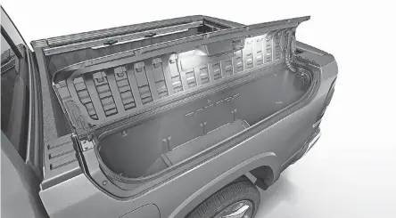  ?? FCA US ?? The dual RamBoxes in the 2019 1500 pickup offer close to 500 liters of storage space combined.