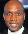  ??  ?? Comeback Nigel Benn