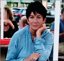  ??  ?? MYSTERY: The last picture of Ghislaine Maxwell in August